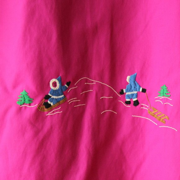 Vintage Pink Embroidered Long Coat - Picture 9 of 15